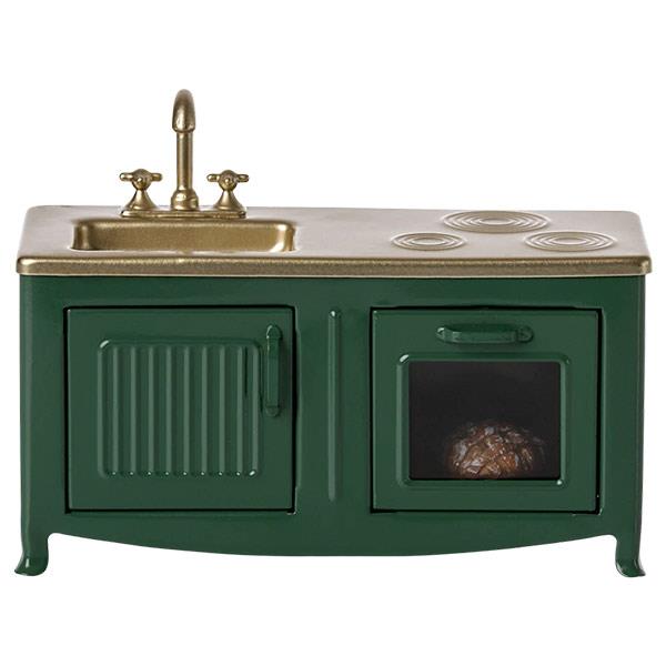 Cocina Ratones Maileg Verde Oscuro