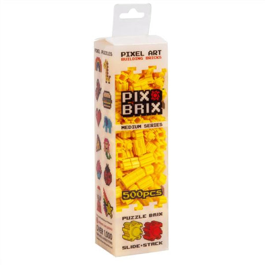 Bloques Pix Brix 500 Piezas Color Amarillo Medium Series Pixel Art