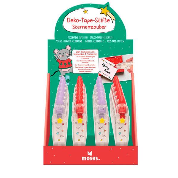 Cinta decorativa estrella mágica Navidad