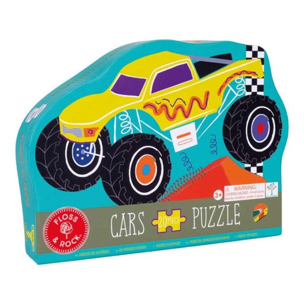 Puzzle Coches Silueta 20 piezas Floss & Rock