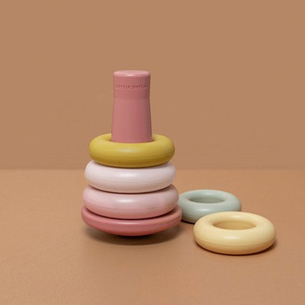 Anillos Encajables Rosa Little Dutch