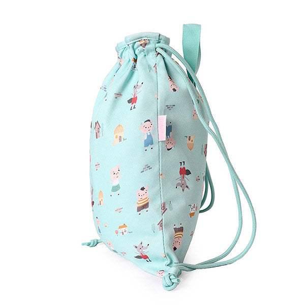 Mochila Saco Tela The Three Little Pigs Tutete