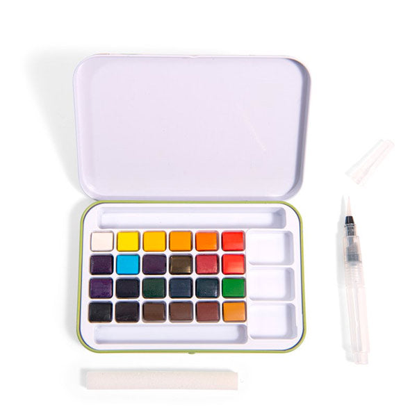 Caja 24 Acuarelas El Jardin Moulin Roty