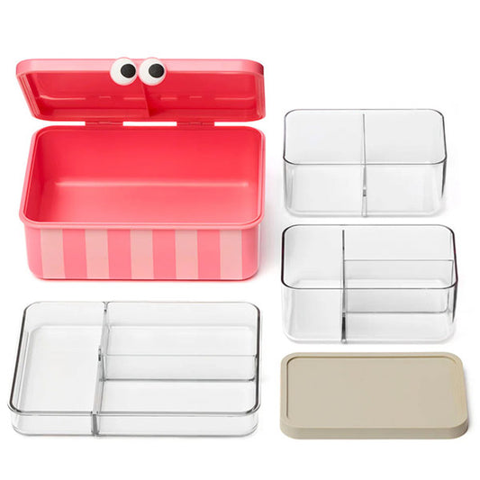 Caja Almuerzo 3 Bandejas Extraíbles Pink Noui Noui
