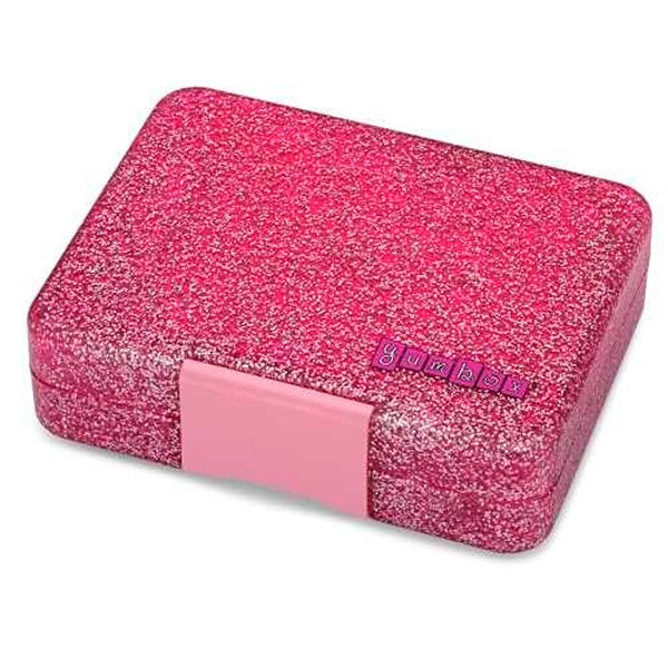 Yumbox Snack Glitter Rosa 3 Compartimentos