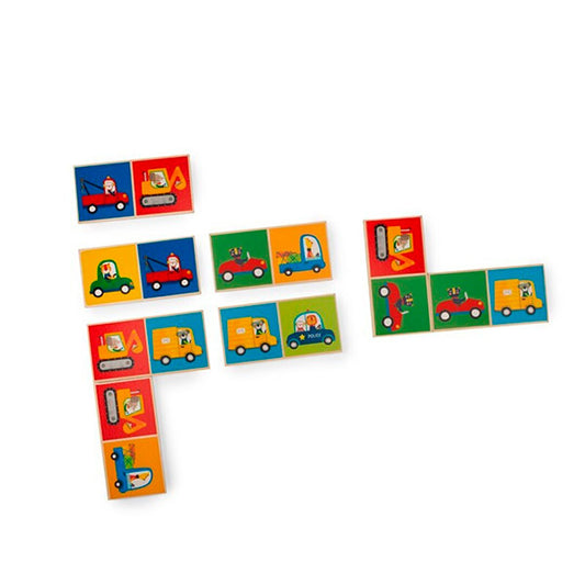 Domino Vehículos de Madera Popipop Moulin Roty