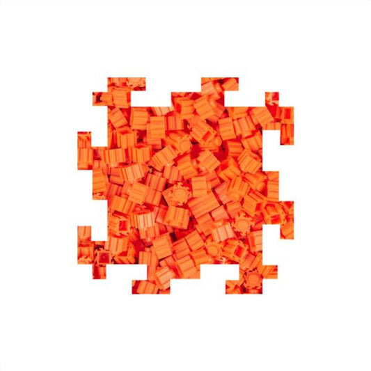 Bloques Pix Brix 500 Piezas Color Naranja Medium Series Pixel Art