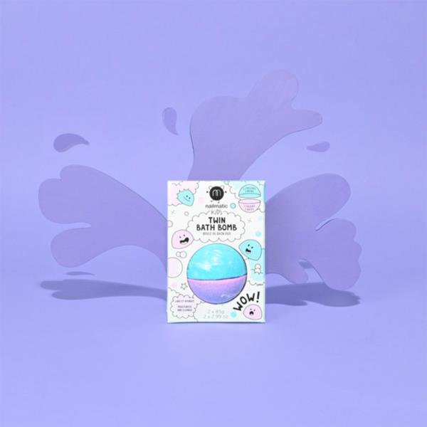 Bomba Baño Duo Azul Y Violeta Nailmatic