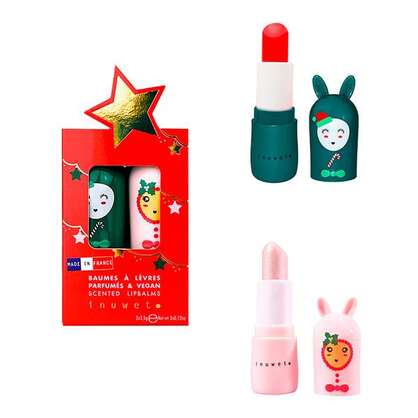 Set 2 Labiales Star Cereza y Caramelo Inuwet