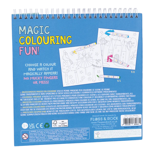 Cuaderno Colorear Mágico Enchanted Floss And Rock