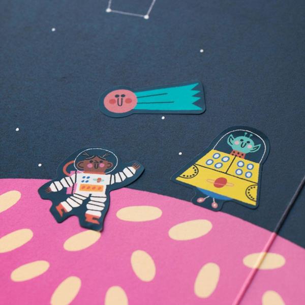 Pegatinas Espacio Londji Actividades Stickers