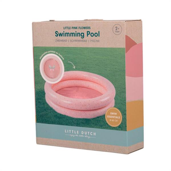 Piscina Hinchable Flores y Mariposas 80x20 cm Little Dutch