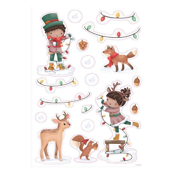 Pegatinas de Ventana Árbol de Navidad Little Dutch