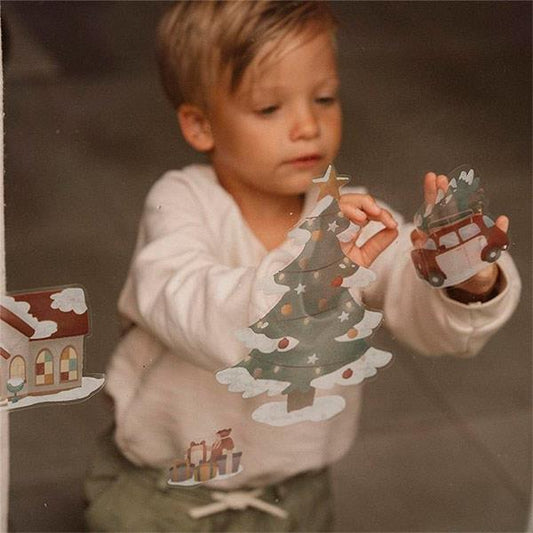 Pegatinas de Ventana Navidad Little Dutch