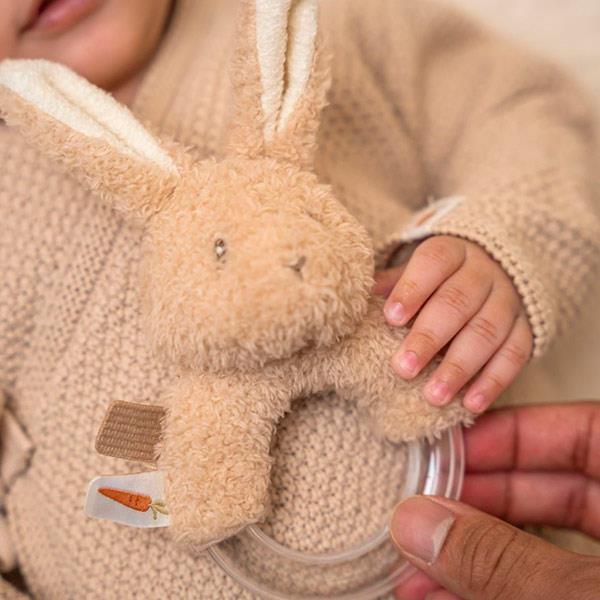 Sonajero Anillo Conejito Baby Bunny Little Dutch