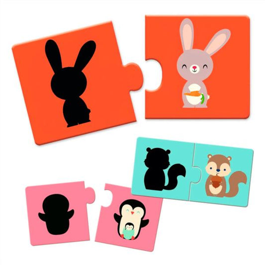 Educativos Puzzle Dúo Sombras Djeco