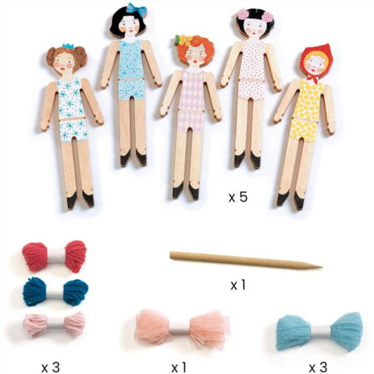 Diy Kit Creativo 5 Muñecas Quitapenas