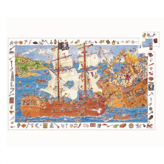 Puzzle Observación Los Piratas 100 Piezas