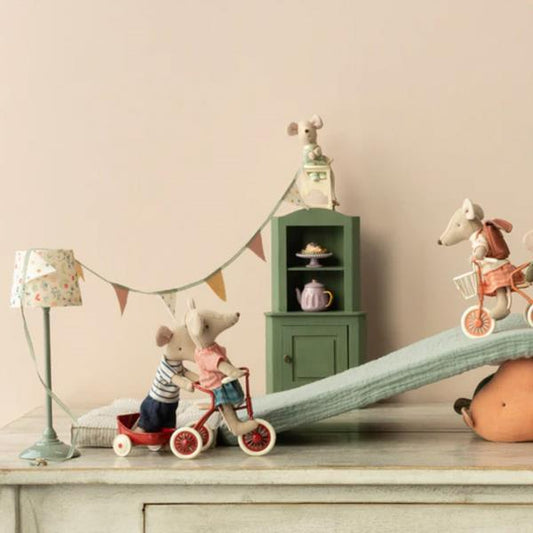 Triciclo Rojo Ratones Maileg