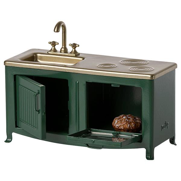 Cocina Ratones Maileg Verde Oscuro