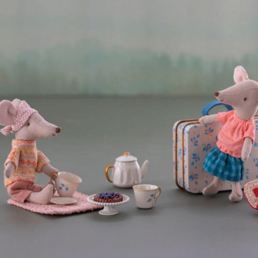 Delicia De La Tarde Ratón - Azul Madelaine Ratones Maileg