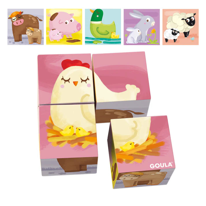 Goula - 4 Cubos Granja