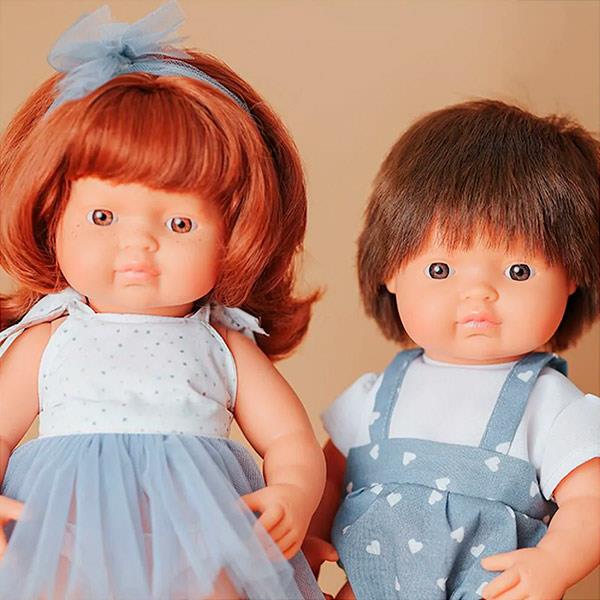 Muñeca Pelirroja 38 cm Miniland My Friends & Me