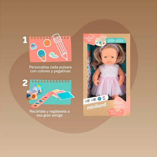 Muñeca Rubia 38 cm Miniland My Friends & Me