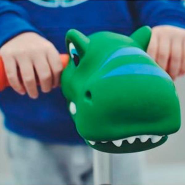 Micro Cabeza Dino Verde Accesorio Patinete Micro