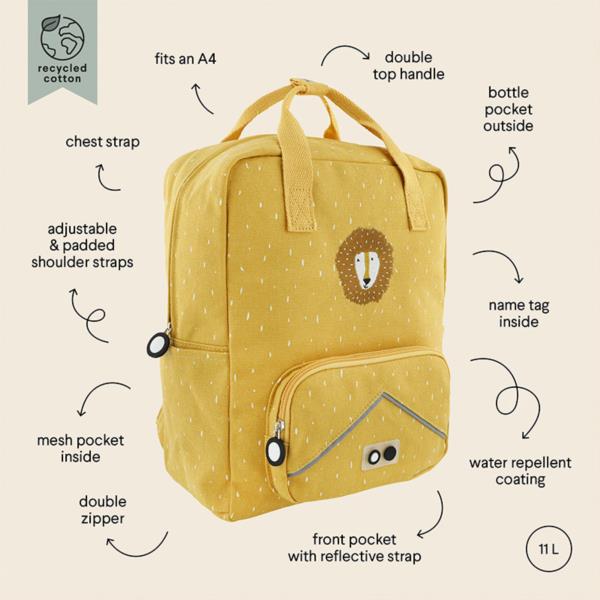 Mochila Trixie León Mr Lion Grande