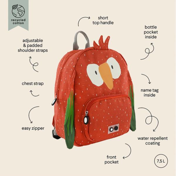 Mochila Trixie Loro Mr Parrot