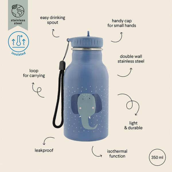 Botella Térmica Trixie Elefante Mrs Elephant 350ml