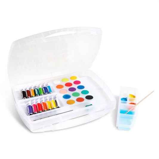 Maletín Artista Tubos Pintura + Acuarela + Accesorios Primo