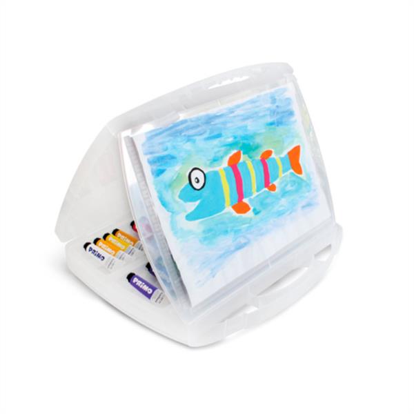 Maletín Artista Tubos Pintura + Acuarela + Accesorios Primo