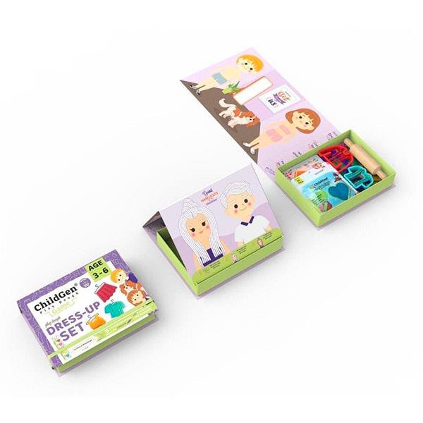 Plastilina Orgánica ChildGen Vestir Play Box
