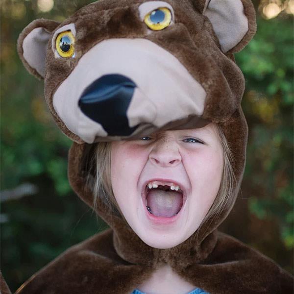Capa Oso de Cuento 4 a 6 Años Great Pretenders