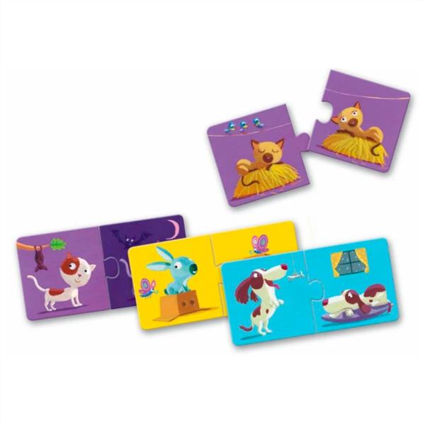Educativos Puzzle Dúo Contrarios Djeco