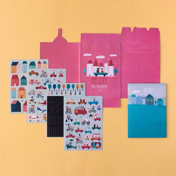 Pegatinas Mi Ciudad Londji Actividades Stickers