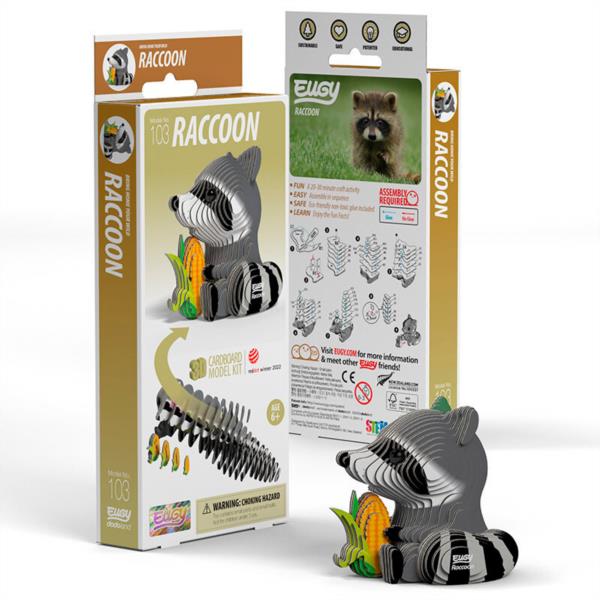 Puzzle 3D Mapache Eugy Dodoland