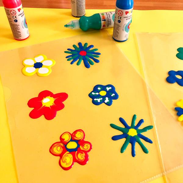 Bote Pintura Removible Para Hacer Pegatinas 75ml Marrón Siena