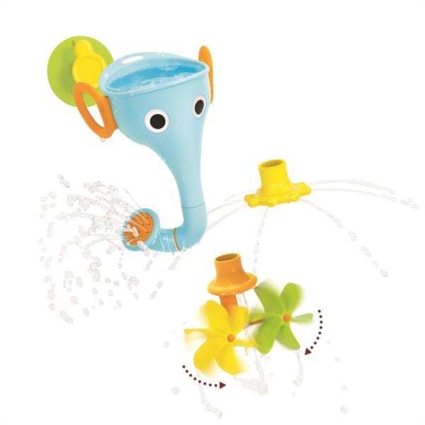 Funelefun Llena Y Rocía Azul Baño Yookidoo