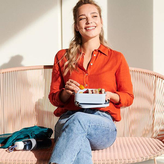 Caja Almuerzo Midi Nordic Azul