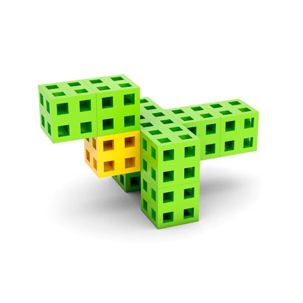 Bloques Meli Cube 50 Piezas