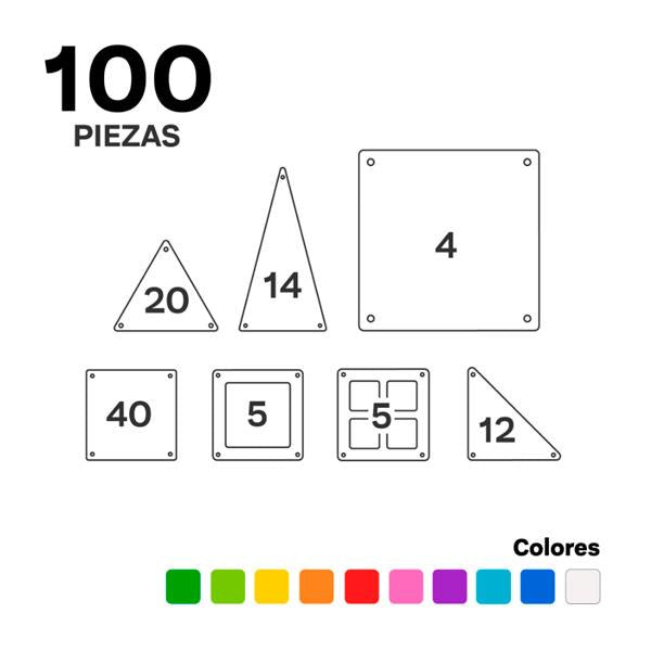 Imanix Classic 100 Piezas Braintoys