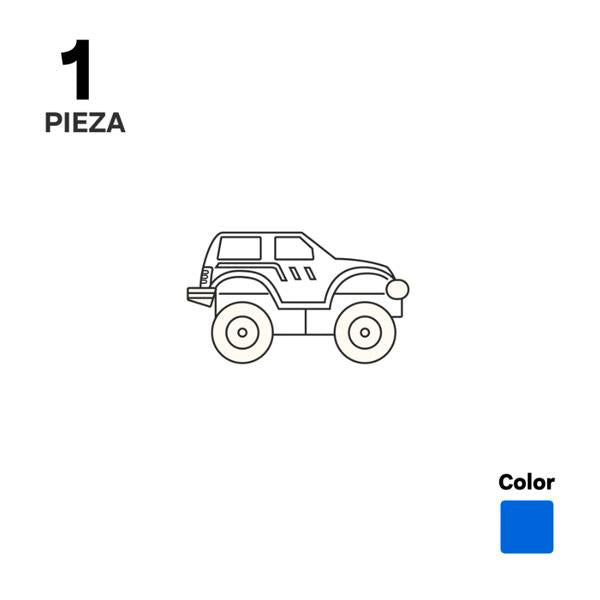 Imanix Coche Pista Carreras Azul Braintoys