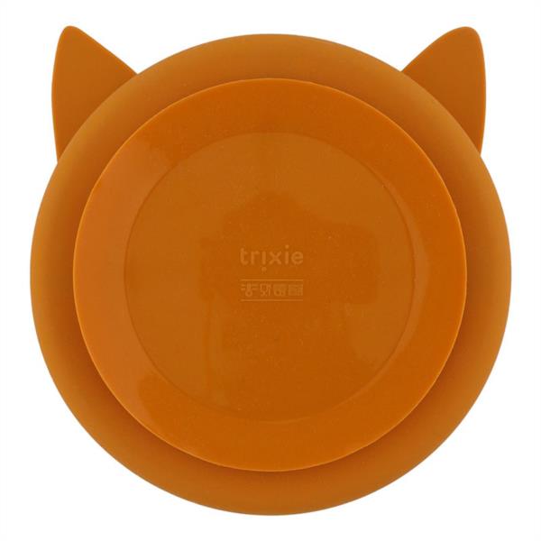 Plato Ventosa Trixie Divisiones Silicona Zorro