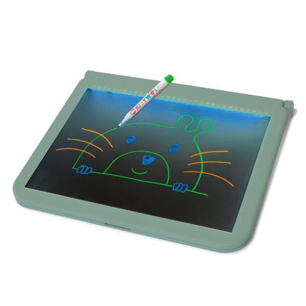 Tableta Luminosa KidyDraw-Pro Verde Kidywolf