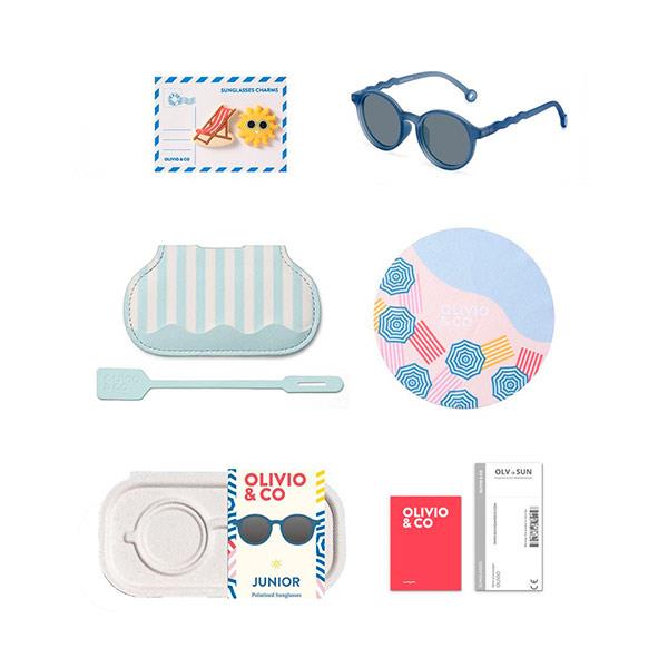 Gafas Sol Oval Navy Blue 5 a 12 años Olivio And Co
