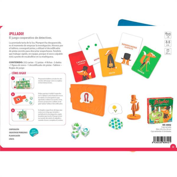 Pillado! Juego De Detectives Ludilo