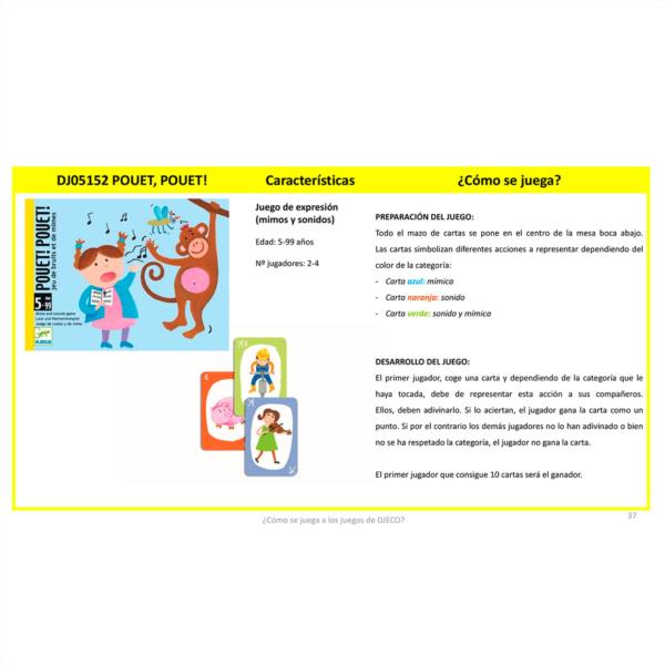 Cartas Pouet ! Pouet! Djeco